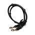 Rédea Com Peia Boots Horse Nylon CS COM PEIA 8 tento com Mosquetão - PRETO