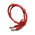 Rédea Boots Horse Nylon CS COM PEIA 8 tento com Mosquetão - VERMELHO