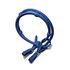 Rédea com Peia Boots Horse Nylon CS 8 tento sem Mosquetão - AZUL ROYAL