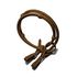 Rédea com Peia Boots Horse Nylon CS 8 tento sem Mosquetão - MARROM