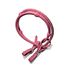 Rédea com Peia Boots Horse Nylon CS 8 tento sem Mosquetão - ROSA