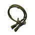 Rédea com Peia Boots Horse Nylon CS 8 tento sem Mosquetão - VERDE MILITAR 