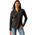 Moleton Ariat Feminino Laguna ZP LS Black - 10054519