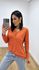 Blusa Selma Canelada Telha
