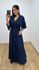Vestido Talita Poá Azul