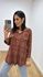 Camisa Emma Estampada Chocolate