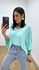 Blusa Valentina Bassi Verde Agua