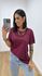 Tshirt Suede Vinho