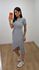 Vestido Envelope Cinza