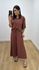 Conjunto Juliana Estampado Marrom