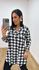 Camisa Emma Xadrez Branca