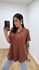 Camisa Emma Chocolate