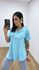 Camisa Emma Azul Bebê