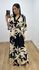 Vestido Talita Folhas Preto