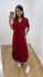 Vestido Jordana Vermelho Bordo