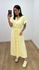 Vestido Madalena Amarelo Manteiga