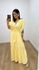Vestido Tássia Amarelo Manteiga