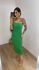 Vestido Samy Verde Bandeira