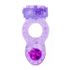 Anel Peniano Vibrador Com Pérola Cia Import Roxo