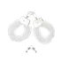 Algema Em Metal Simples Com Pelúcia Branco