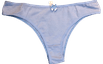 Calcinha Tanga Algodão Azul Ciel GG (46)