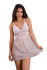 Camisola Em Renda E Tule Sem Bojo Com Strappy 44 (G)