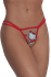 Fio Dental Transparente Hello Kitty Red