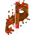 Hot Pen Caneta Comestível Hot Flowers chocolate com pimenta
