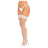 Meia 7/8 Com Pé Arrastão Cor: Branca