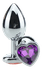 Plug Anal Coração Cor Lilás Tamanho M