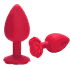 Plug Anal Em Silicone Rosa P