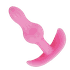 Plug Anal Silicone Rosa Tamanho P 