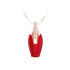 Vibrador Em Formato De Rosa com Colar