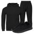 Kit Conjunto Moletom Masculino Preto + Tênis Masculino Sport Yzi Preto - Lorenzzo Lopez