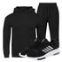 Kit Conjunto Moletom Masculino Preto + Tênis Masculino Sport Preto - Lorenzzo Lopez