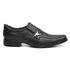 Sapato Social Masculino Fivela Em Couro Preto - Style