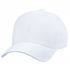 Boné Branco Aba Curva Fita 6 Paineis 