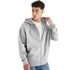 Jaqueta De Moletom Com Ziper Cinza Masculina