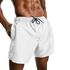 Short Tactel Liso Elastano Masculino Branco