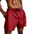 Short Tactel Liso Elastano Masculino Vermelho