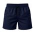 Short Moda Praia Tactel Leve Azul Marinho Liso