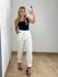 Calça Cenoura Alfaiataria Off White