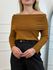Blusa Modal Ombro a Ombro Caramelo