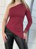 Blusa Assimétrica Marsala