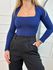 Body Liza Manga Longa Azul Marinho