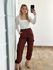Calça Cargo Marrom