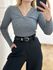 Blusa Modal Cinza