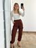 Calça Cargo Marrom