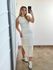 Vestido Ribana Regata Longo Off White