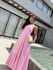 Vestido Linho Rosa